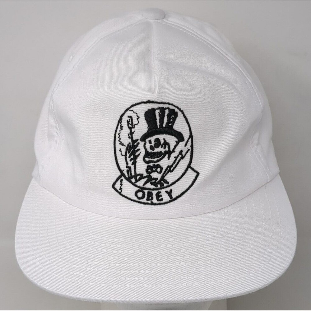 Obey Magic Man Magician Skeleton Snapback Baseball Hat Cap Dad Art‎ Street VTG